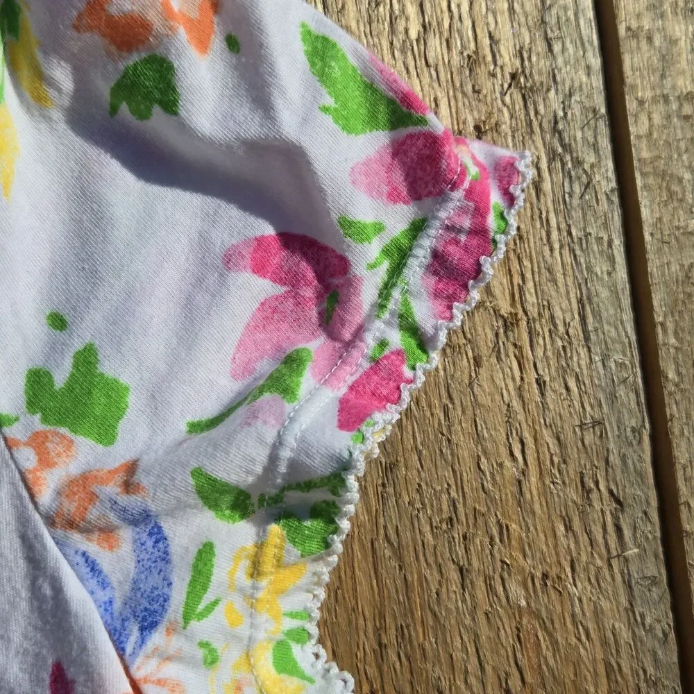 LOT of 2 Lauren Ralph Lauren Womens Nightgown Sleep Shirt Floral Large Cotton - Picture 10 of 14